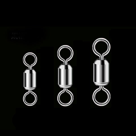 Image of 50Pcs Solid Ring Ball Bearing Swivels