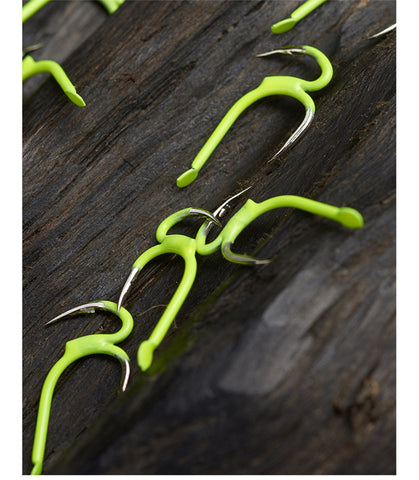 Image of 10Pcs High Carbon Steel Two Tip Hooks