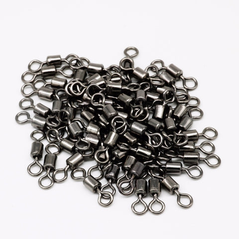 Image of 50Pcs Solid Ring Ball Bearing Swivels