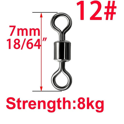 Image of 50Pcs Solid Ring Ball Bearing Swivels