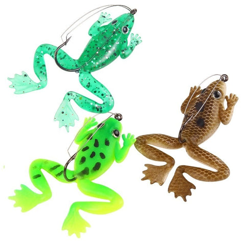 Image of 4Pcs Frog Soft Fishing Lures