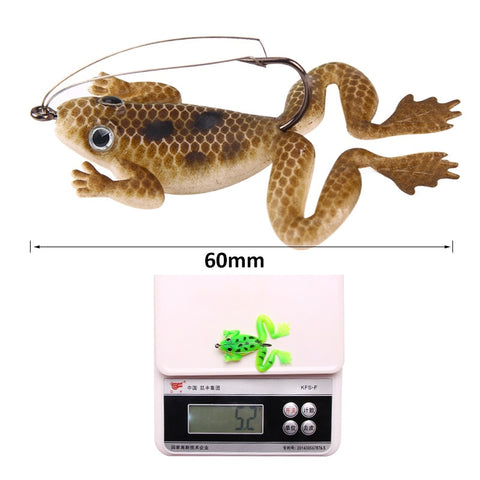 Image of 4Pcs Frog Soft Fishing Lures