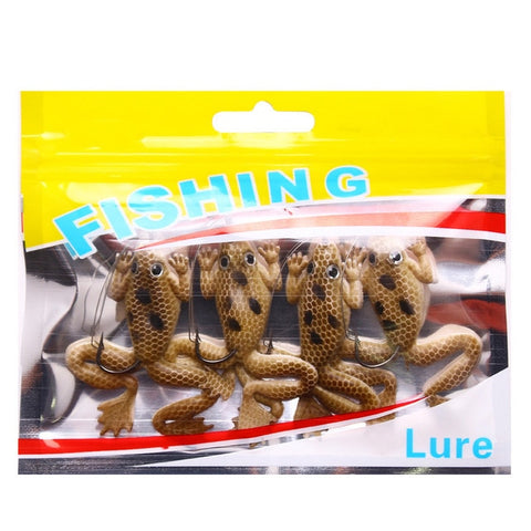 Image of 4Pcs Frog Soft Fishing Lures