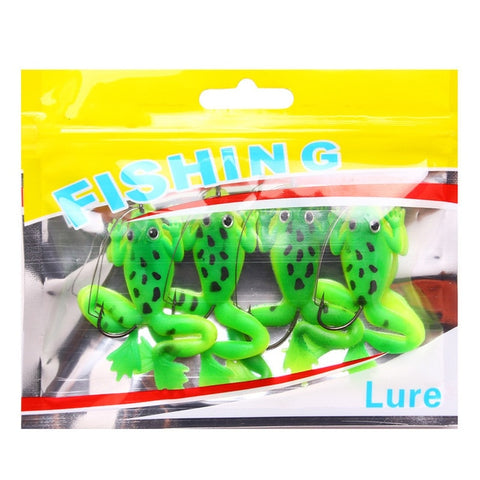 Image of 4Pcs Frog Soft Fishing Lures