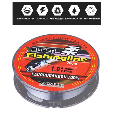 Image of 200M Fluorocarbon Fishing Line
