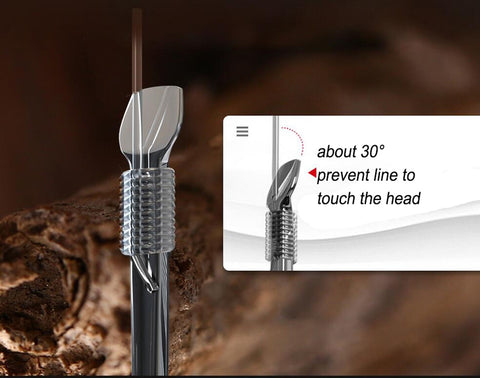 Image of 100Pcs High Carbon Steel Fishhooks