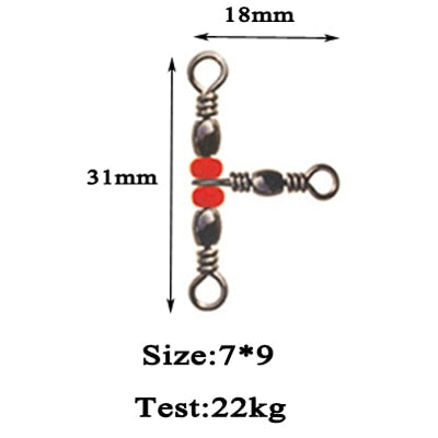 Image of 20Pcs Fishing Snap Swivel