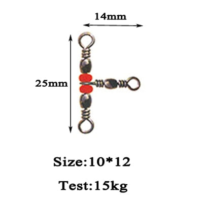 Image of 20Pcs Fishing Snap Swivel