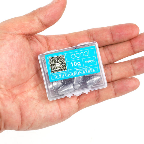 Image of 10Pcs Lead Head Fishing Hooks