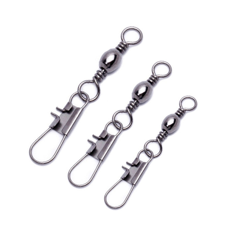 50Pcs Swivels with Interlock Snap