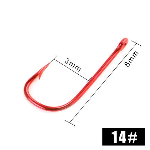 Image of 50Pcs Barbed Fishhooks