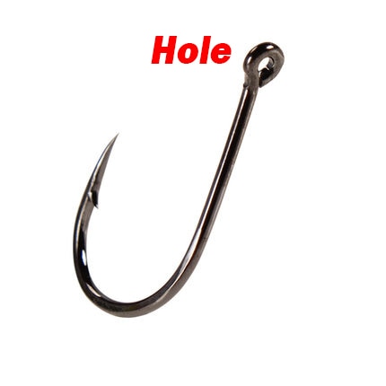 Image of 100Pcs High Carbon Steel Fishhooks