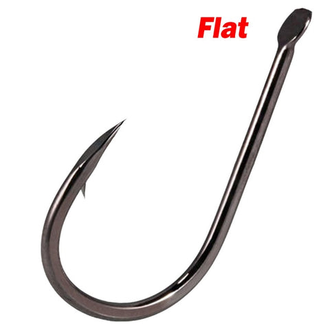 Image of 100Pcs High Carbon Steel Fishhooks