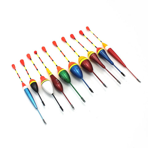 Image of 10Pcs Fishing Floats Set