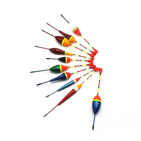 Image of 10Pcs Fishing Floats Set