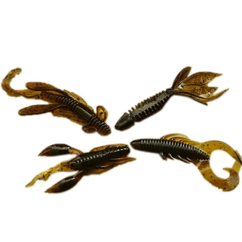 Image of 4Pcs Soft Silicon Shrimp Shaped Fishing Lure