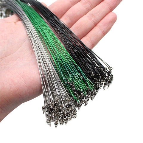 Image of 20Pcs Anti-Bite Steel Fishing Line