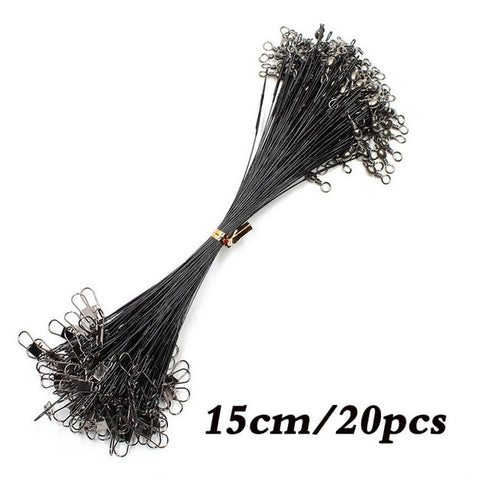 Image of 20Pcs Anti-Bite Steel Fishing Line