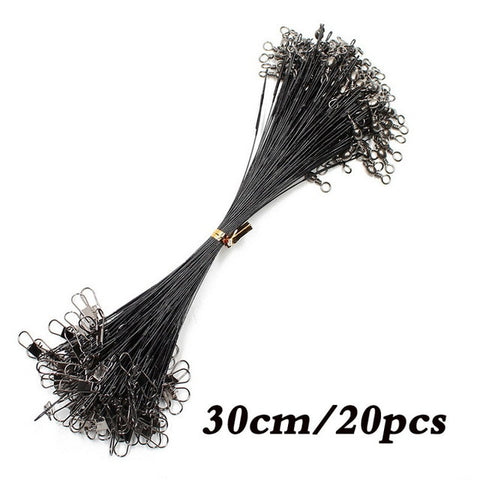 Image of 20Pcs Anti-Bite Steel Fishing Line