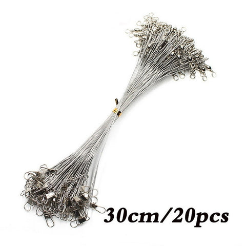 Image of 20Pcs Anti-Bite Steel Fishing Line