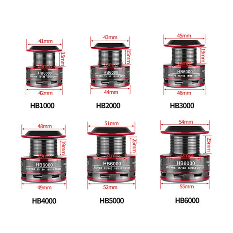 Image of Metal Spool Spinning Fishing Reel