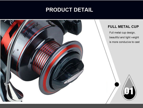 Image of 13+1BB Metal Spinning Fishing Reel