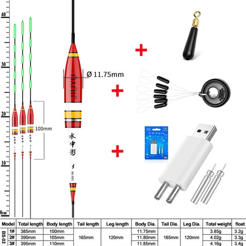 Image of Smart LED Fishing Float + USB Charger