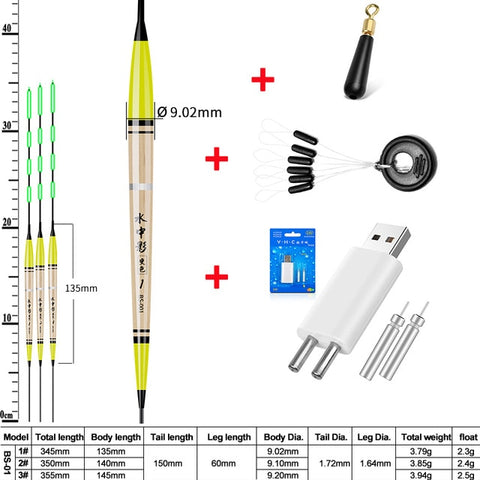 Image of Smart LED Fishing Float + USB Charger