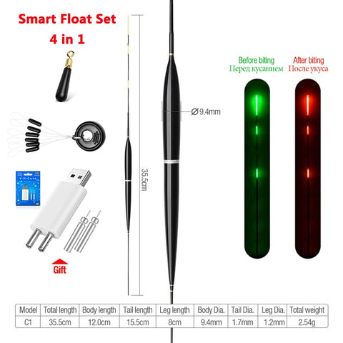 Image of Smart LED Fishing Float + USB Charger