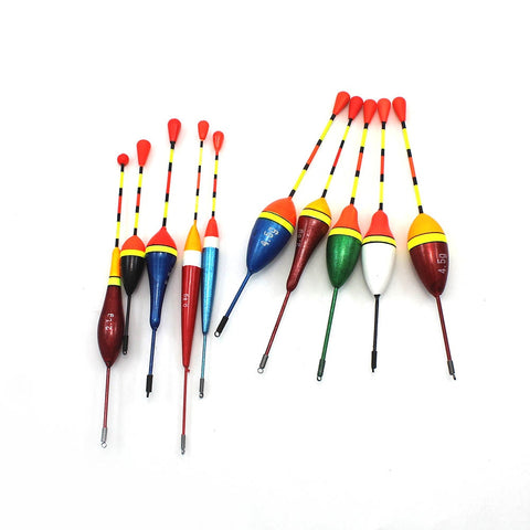 Image of 10Pcs Fishing Floats Set