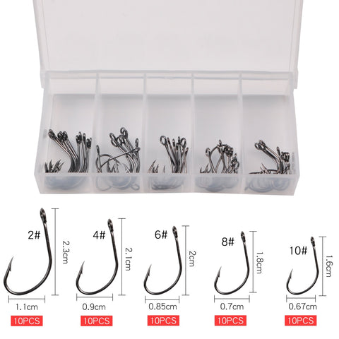 Image of 100Pcs Sea Fishing Hooks