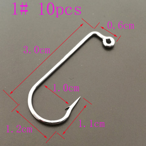 Image of 50Pcs 90-Degree Fish Hooks