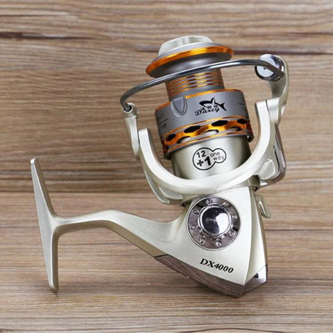 Image of 12+1BB Wooden Handshake Spinning Fishing Reel