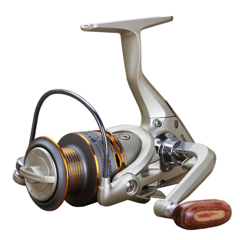 Image of 12+1BB Wooden Handshake Spinning Fishing Reel