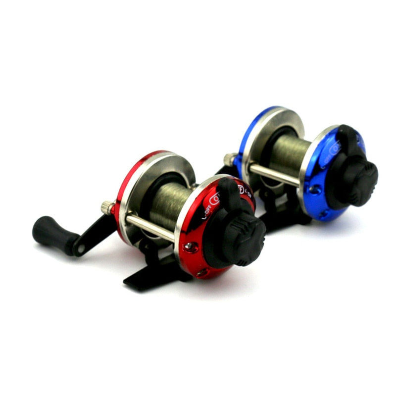 2Pcs Mini Fishing Reel