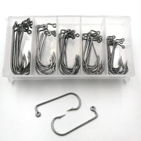 Image of 50Pcs 90-Degree Fish Hooks