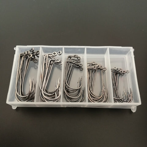 Image of 50Pcs 90-Degree Fish Hooks