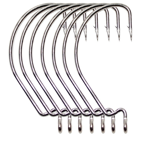 Image of 10Pcs Crank Jig Head Fishing Hooks