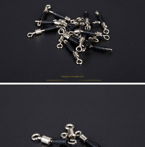 Image of 30Pcs Ball Bearing Swivel Solid Rings